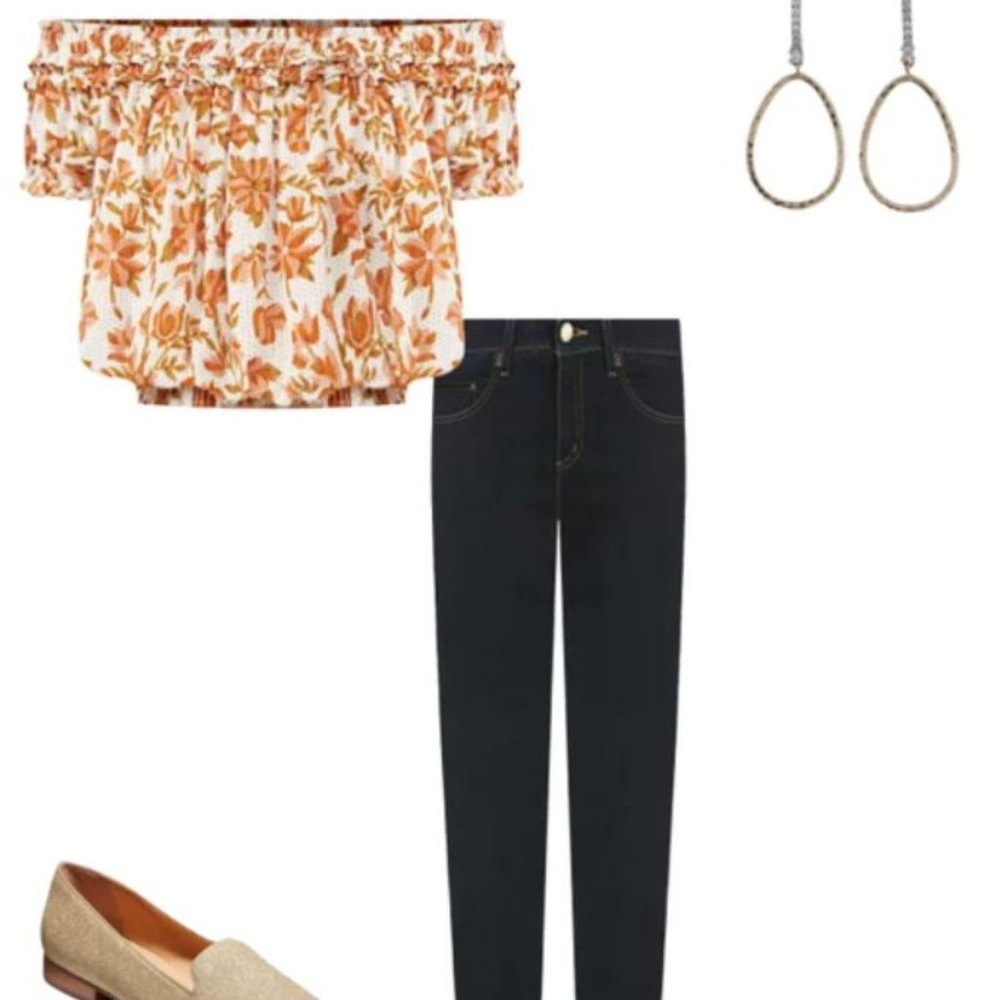 Free People Off the Shoulder blouse with puff sleeves, size medium, NEW - Picture 4 of 6